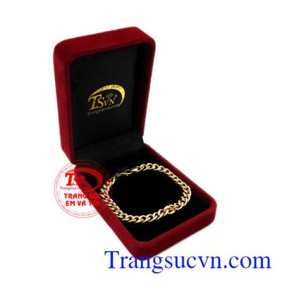  Lắc tay nam vàng cá tính