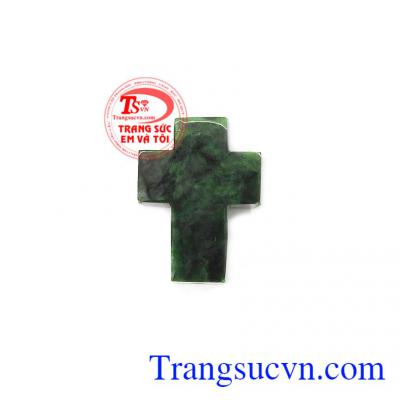 Mặt dây thánh giá Jadeite là sản phẩm ngọc cẩm thạch đẹp, cao cấp,Mặt dây thánh giá Jadeite