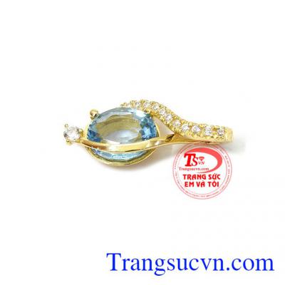 Mặt dây topaz đẳng cấp