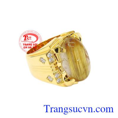 Nhẫn nam thạch anh tóc chất lượng giao hàng trên toàn quốc.