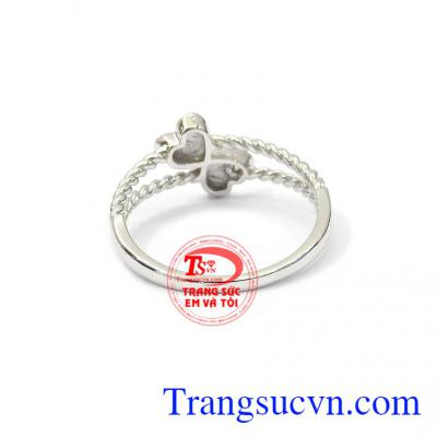 Nhẫn nữ vàng tây dành cho phái đẹp phù hợp làm quà tặng sinh nhật hoặc trong các dịp ý nghĩa