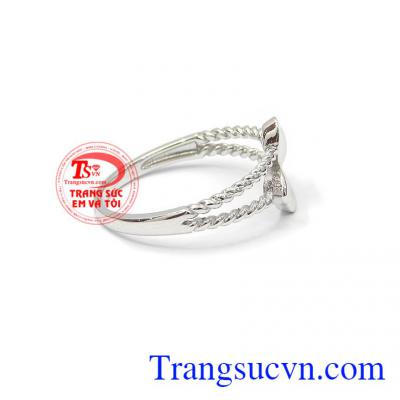 Nhẫn nữ trái tim đẹp vàng 10k, bảo hành 6 tháng, giao hàng nhanh trên toàn quốc
