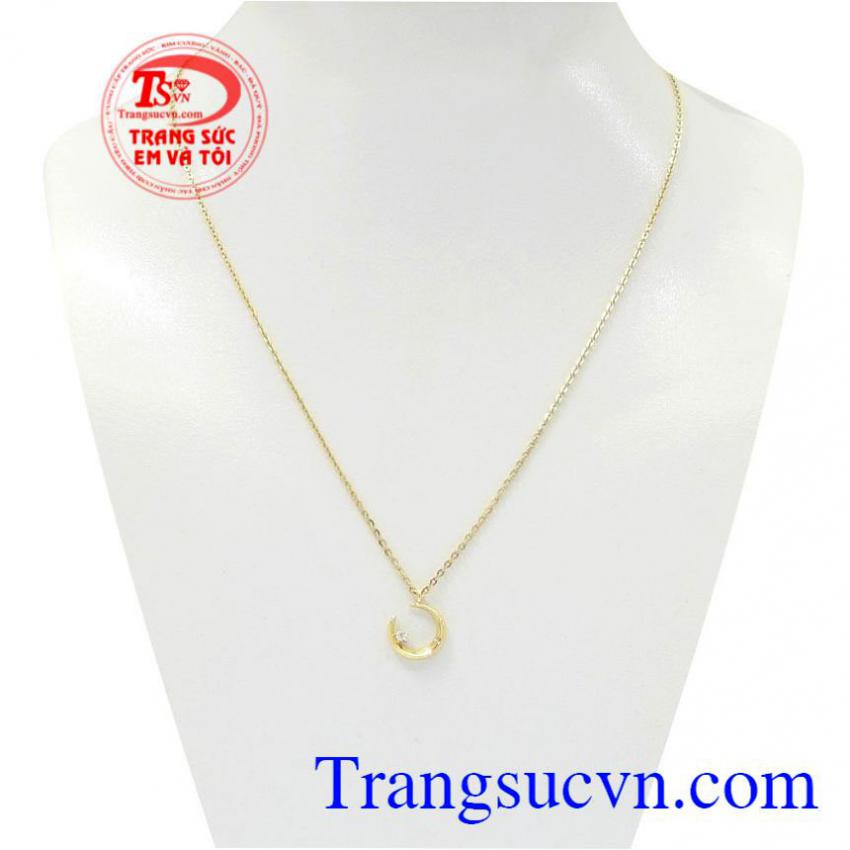 Dây chuyền nữ trăng sao