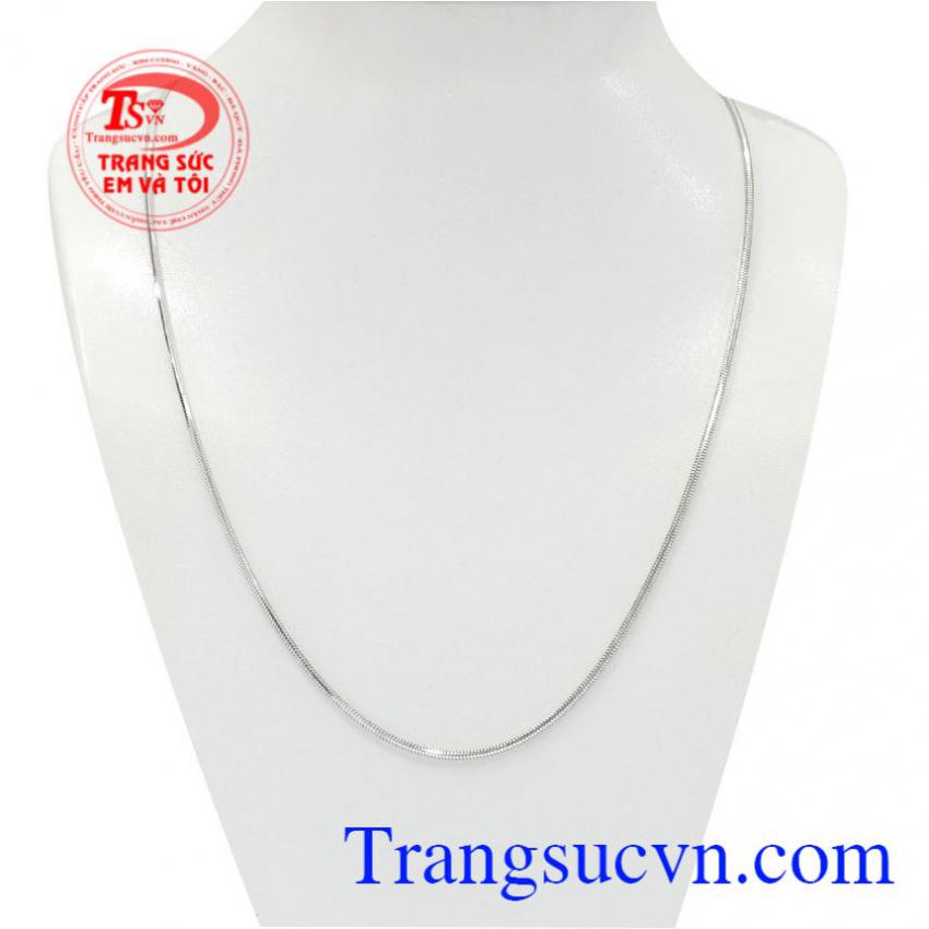Dây chuyền nữ vàng trắng dịu dàng