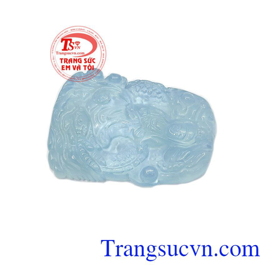 Mặt dây aquamarine bình yên có giấy kiểm định chất lượng, giao hàng nhanh trên toàn quốc