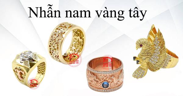 Nhẫn Nam Vàng Tây