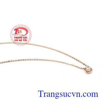 Bộ dây vàng hồng xinh xắn