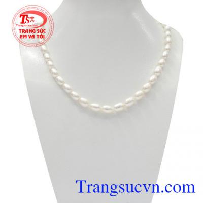 Chuỗi cổ ngọc trai dịu dàng được thiết kế và chế tác cẩn thận và tỉ mỉ,Chuỗi cổ ngọc trai dịu dàng