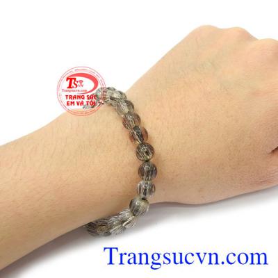 Chuỗi tay thạch anh tóc thành công bền đẹp, chất lượng, là sản phẩm rất được ưa chuộng