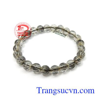 Chuỗi tay thạch anh tóc thành công màu sắc đẹp, chất lượng cao, có giấy kiểm định đảm bảo