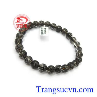 Chuỗi thạch anh tóc bình an 6.8 ly đeo hợp thời trang và nhiều lứa tuổi phái đẹp, là sản phẩm rất được ưa chuộng