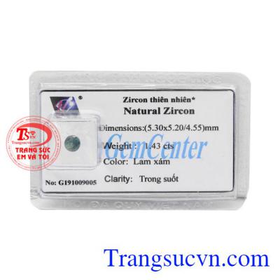 Đá quý Zircon ép vỉ màu sắc bắt mắt, có giấy kiểm định đá quý uy tín.