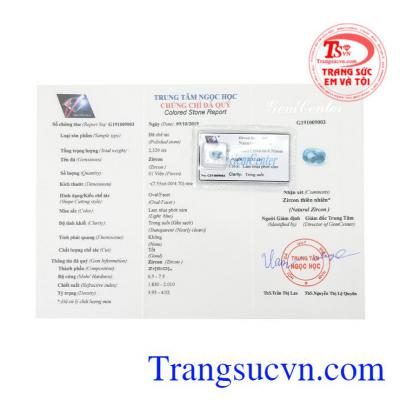 Đá Zircon ép vỉ may mắn