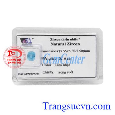 Đá Zircon ép vỉ sang trọng phù hợp với những người mệnh Thủy và mệnh Mộc.