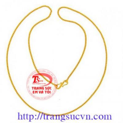 Dây chuyền vàng đeo cổ