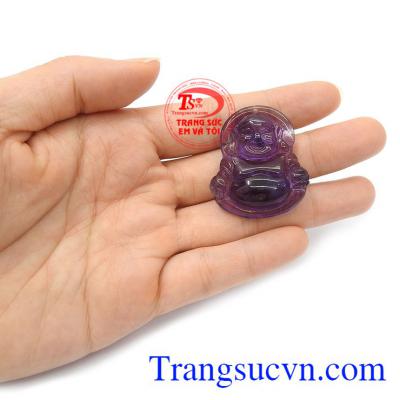 Di Lặc thạch anh tím tài lộc rất được mọi người ưa chuộng, đeo sang trọng, thời trang, tinh tế