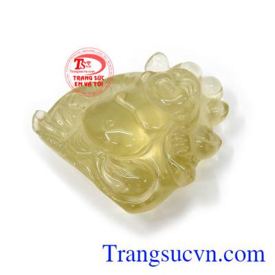 Di Lặc Thạch anh vàng sang trọng được mọi người lựa chọn như lá bùa hộ mệnh cho bản thân