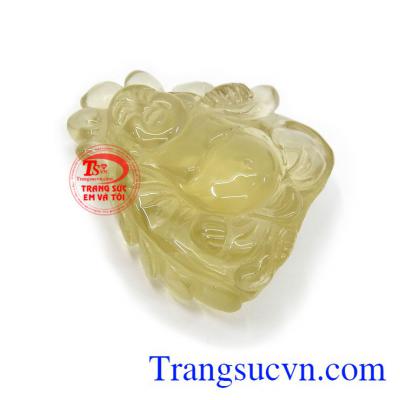 Di Lặc Thạch anh vàng sang trọng là biểu tượng của niềm vui, hạnh phúc và bình an