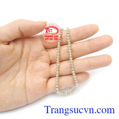Lắc chân bi vàng xinh xắn chất lượng đảm bảo, giá cả hợp lý
