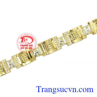 Lắc tay thương hiệu uy tín, chất lượng, giao hàng toàn quốc,Lắc tay nam vàng chữ H