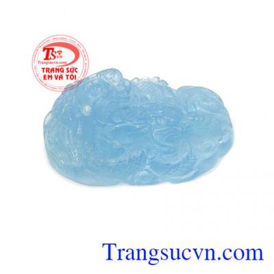 Mặt dây Aquamarine bình an
