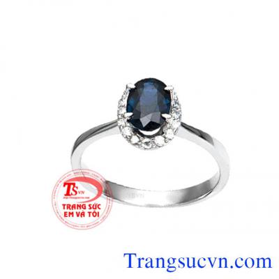 Nhẫn nữ saphir việt nam đẹp