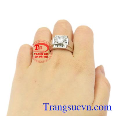 Nhẫn nam bạc nam tính
