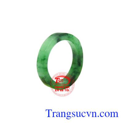 Nhẫn ngọc Jadeite ngón út đẹp