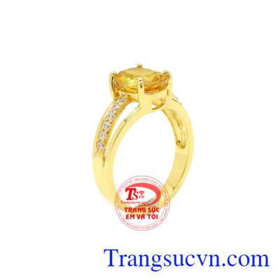 Nhẫn nữ Sapphire vàng chất lượng