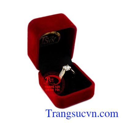 Nhẫn nữ vàng nổi bật vàng 10k Korea