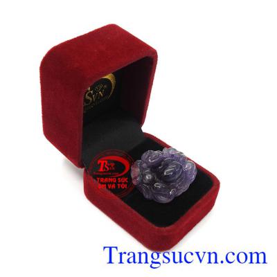 Phật Di Lặc thạch anh tím hiền hòa là dòng sản phẩm rất được phái mạnh ưa chuộng