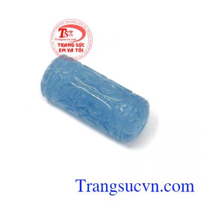 Trụ tròn lu thống aquamarine mang ý nghĩa hút tài lộc, đem may mắn đến