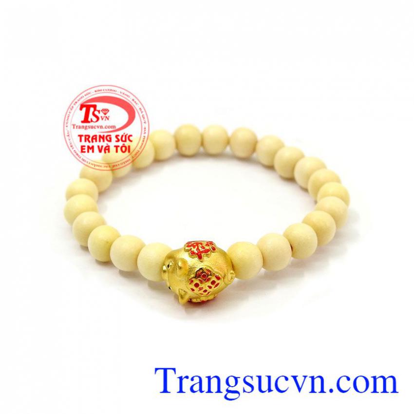 Chuỗi tay dâu heo vàng ta