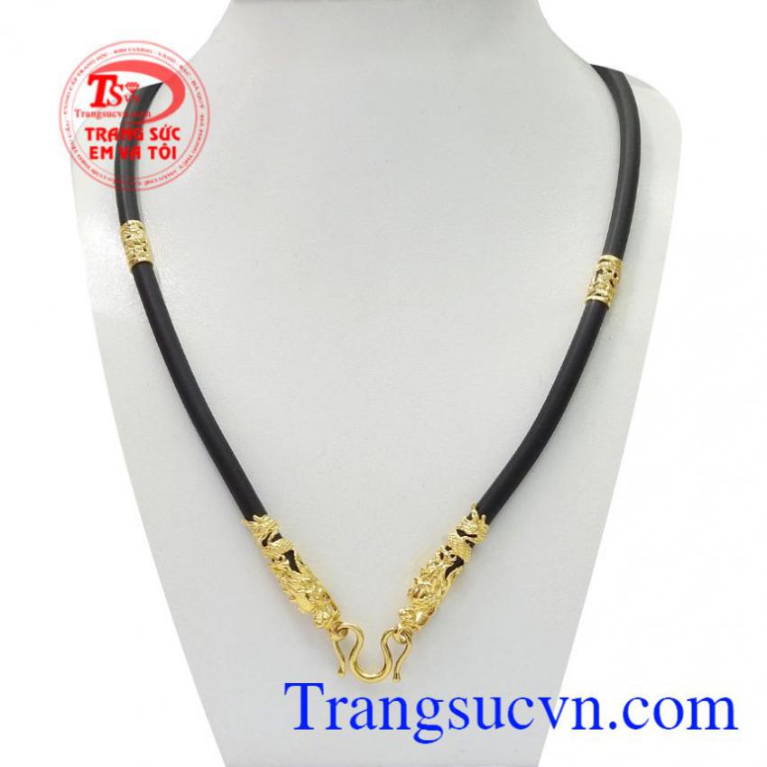 Dây chuyền cao su bọc rồng 