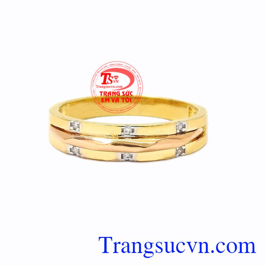 Nhẫn nữ vàng thanh thoát sẽ là sự lựa chọn hoàn hảo cho các nàng yêu thích vẻ thanh thoát của chiếc nhẫn.