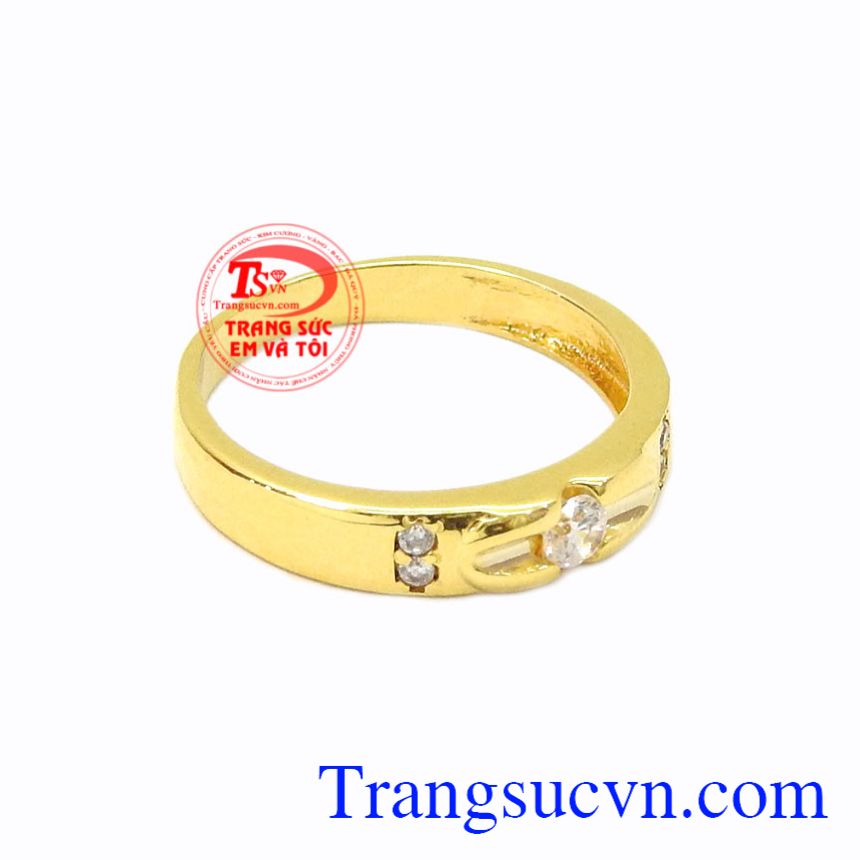 Nhẫn nữ vàng trang nhã là món quà ý nghĩa để dành tặng cho người thương vào những dịp lễ.
