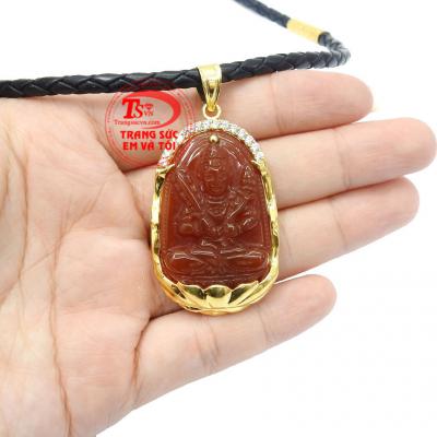 Bộ trang sức được bảo hành uy tín, giao hàng toàn quốc,Bộ dây phật mã não tuổi Sửu - Dần