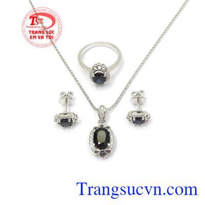 Bộ trang sức Sapphire thịnh vượng