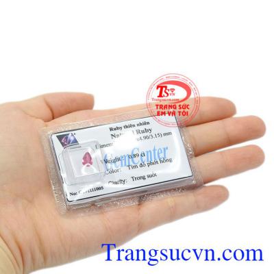 Đá quý Ruby ép vỉ may mắn là viên đá hộ mệnh cho những người mệnh Hỏa và Thổ.