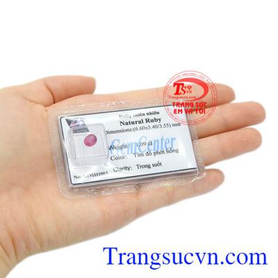 Đá Ruby ép vỉ chất lượng sẽ là món quà ý nghĩa dành tặng cho người thân thương của mình.