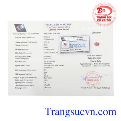 Đá Ruby ép vỉ thiên nhiên giao hàng trên toàn quốc.