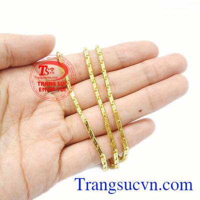 Dây chuyền thích hợp với nhiều lứa tuổi. Dây chuyền nam phú quý.