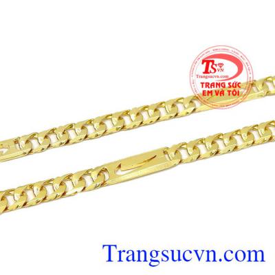 Sản phẩm chế tác từ vàng tây 10k sáng bóng bền đẹp. Dây chuyền Nike đẳng cấp