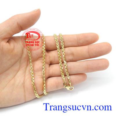 Dây chuyền nữ vàng tây sang trọng uy tín, chất lượng, giao hàng nhanh toàn quốc, thanh toán an toàn.