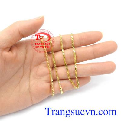 Dây chuyền nữ vàng tây xinh xắn thương hiệu bền đẹp, chất lượng, giao hàng toàn quốc.