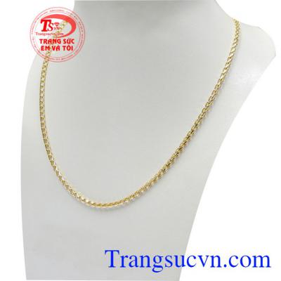 Dây chuyền vàng nữ dịu dàng là dòng sản phẩm rất được phái đẹp ưa chuộng