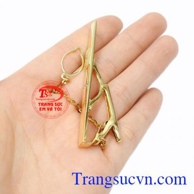 Kẹp caravat vàng đẳng cấp vàng 14k