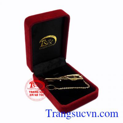 Kẹp caravat vàng danh vọng