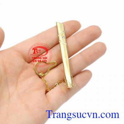 Kẹp caravat vàng lịch lãm 14k