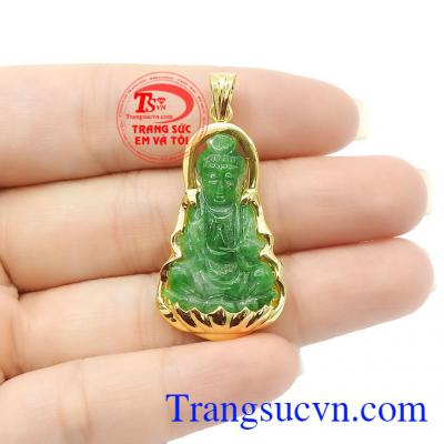 Hình ảnh phật quan âm từ bi mang lại cảm giác bình yên cho mỗi người,Mặt dây quan âm Jadeite đẹp